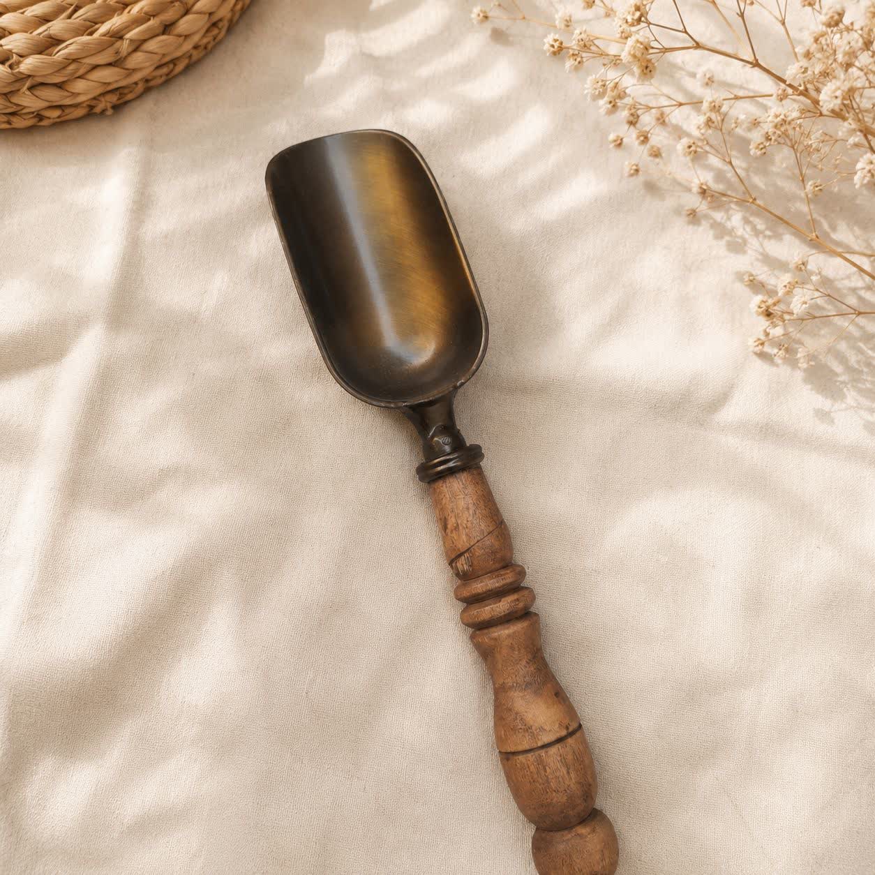 قاشق آجیل دسته چوب زاماک