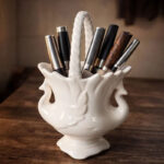 جا قاشقی سرامیکی طاووس