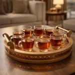سینی چوب روس گلدوود گرد