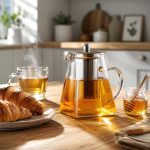 قوری پیرکس ایمار طلایی 950 میلی