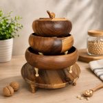 سرویس پذیرایی چوبی کوتاه