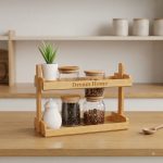 استند چوبی مستطیل دریم هوم 2 طبقه