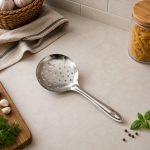 کفگیر پلوکش استیل هندی ضخیم